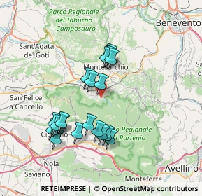 Mappa Via Virgoli, 83012 Cervinara AV, Italia (7.0085)