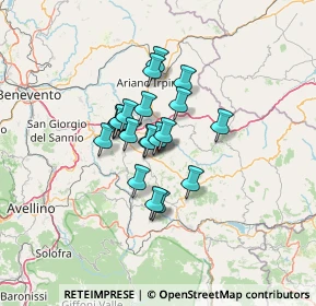 Mappa Via dei Greci, 83055 Sturno AV, Italia (9.253)