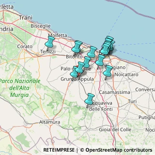 Mappa Via Ten. Giacomo Bozzi, 70020 Binetto BA, Italia (12.49235)