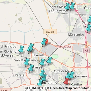 Mappa Zona Consortile ASI condominio Vega Strada Consortile, 81030 Teverola CE, Italia (6.66944)