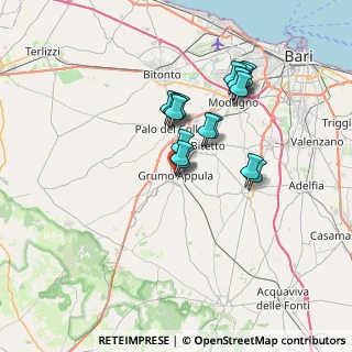 Mappa Via Camillo Benso Conte di Cavour, 70025 Grumo Appula BA, Italia (6.22176)