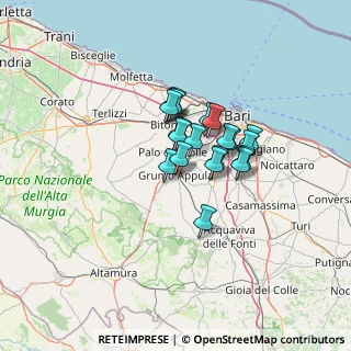 Mappa Via Camillo Benso Conte di Cavour, 70025 Grumo Appula BA, Italia (9.3955)