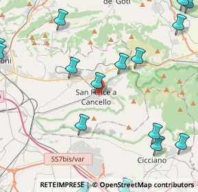 Mappa Via Kennedy, 81027 San Felice a Cancello CE, Italia (6.75412)