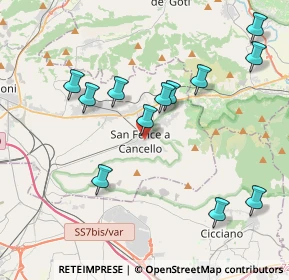 Mappa Via Kennedy, 81027 San Felice a Cancello CE, Italia (4.40083)