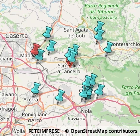 Mappa Via Kennedy, 81027 San Felice a Cancello CE, Italia (7.35444)