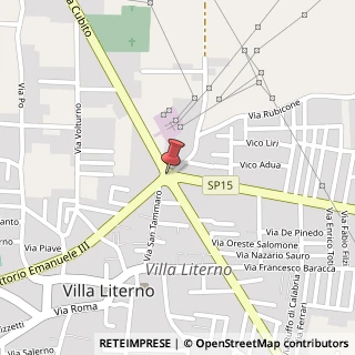 Mappa Piazza delle Citt?, 10, 81039 Villa Literno, Caserta (Campania)
