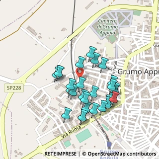 Mappa Via Filippo Corridoni, 70025 Grumo Appula BA, Italia (0.22222)