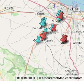 Mappa Largo Apulia, 70025 Grumo Appula BA, Italia (6.863)