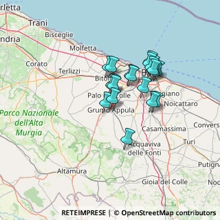 Mappa Via Luigi Cadorna, 70025 Grumo Appula BA, Italia (11.529)