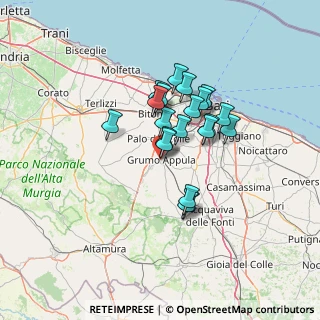 Mappa Via Luigi Cadorna, 70025 Grumo Appula BA, Italia (10.743)