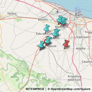 Mappa Via Luigi Cadorna, 70025 Grumo Appula BA, Italia (5.58071)