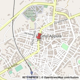 Mappa Via Vincenzo Rella, 137, 70025 Grumo Appula, Bari (Puglia)