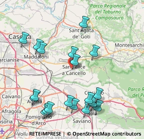 Mappa Via Stazione, 81027 San Felice a Cancello CE, Italia (9.7015)