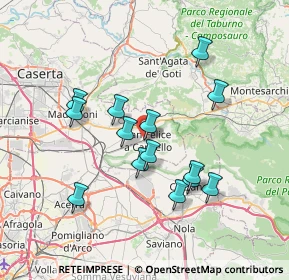 Mappa Via Stazione, 81027 San Felice a Cancello CE, Italia (7.02857)