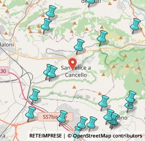 Mappa Via Stazione, 81027 San Felice a Cancello CE, Italia (6.3605)