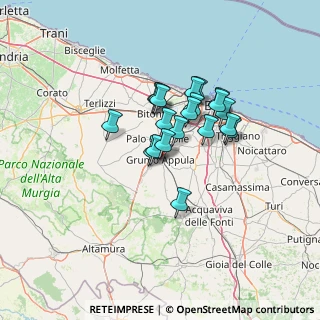 Mappa Piazza Binetti, 70025 Grumo Appula BA, Italia (10.3985)