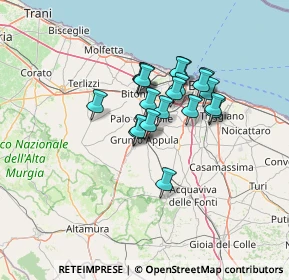 Mappa Piazza Binetti G., 70025 Grumo Appula BA, Italia (10.3985)