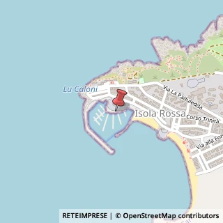 Mappa Lungomare Dettori, 07038 Isola Rossa SS, Italia, 07038 Trinità d'Agultu e Vignola, Olbia-Tempio (Sardegna)