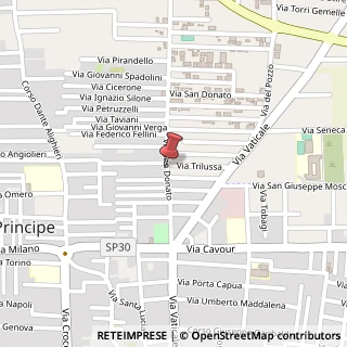 Mappa Via San Donato, 35, 81033 Casal di Principe, Caserta (Campania)