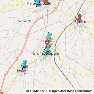 Mappa Via Grumo, 70020 Binetto BA, Italia (3.03455)