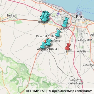 Mappa Via Grumo, 70020 Binetto BA, Italia (8.37)