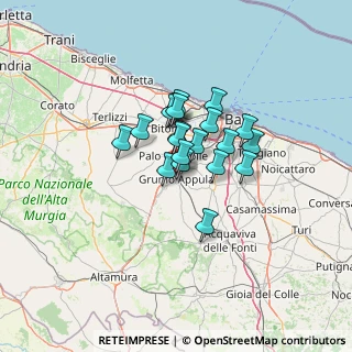 Mappa Via Grumo, 70020 Binetto BA, Italia (9.011)