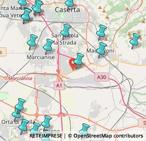 Mappa Via Fabbrica, 81025 San Marco Evangelista CE, Italia (6.7575)