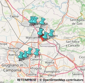 Mappa Via Fabbrica, 81025 San Marco Evangelista CE, Italia (6.55154)