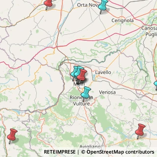 Mappa SP 9 di Leonessa, 85025 Melfi PZ, Italia (18.0425)
