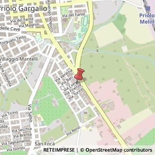Mappa Via Firenze, 10, 96010 Priolo Gargallo, Siracusa (Sicilia)