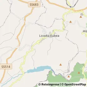 Mappa Licodia Eubea