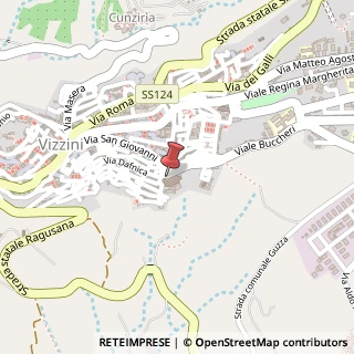 Mappa Via Dafnica, 193, 95049 Vizzini, Catania (Sicilia)