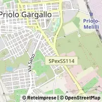 Map Priolo Gargallo