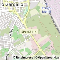 Map Priolo Gargallo