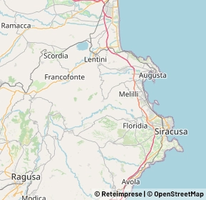 Mappa 96010 Sortino SR, Italia (8.38222)