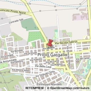 Mappa Contrada Pezza Grande, 96010 Priolo Gargallo SR, Italia, 96010 Priolo Gargallo, Siracusa (Sicilia)