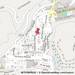Mappa Corso Umberto I, 34, 96010 Sortino, Siracusa (Sicilia)