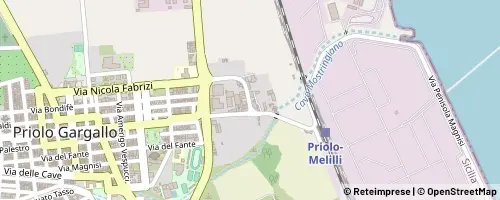 Mappa Priolo Gargallo