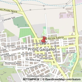 Mappa Via dell'Angelo Custode, 59, 96010 Priolo Gargallo, Siracusa (Sicilia)