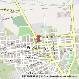 Mappa Contrada Cesura, 3, 96010 Priolo Gargallo, Siracusa (Sicilia)