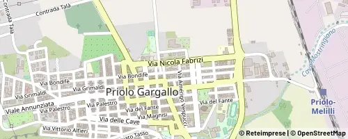 Mappa Priolo Gargallo