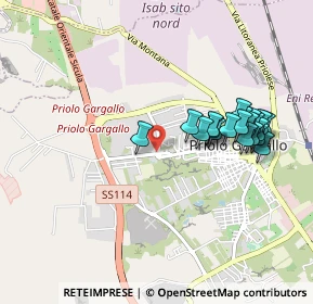 Mappa Via Alcide de Gasperi, 96010 Priolo Gargallo SR, Italia (1.0415)