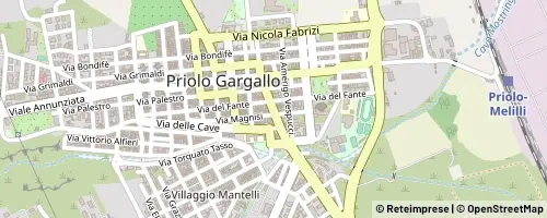 Mappa Priolo Gargallo