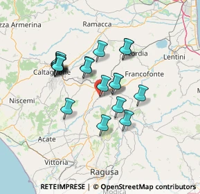 Mappa Via del Popolo, 95040 Licodia Eubea CT, Italia (12.8775)