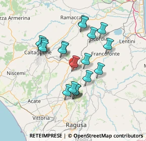 Mappa Via del Popolo, 95040 Licodia Eubea CT, Italia (13.904)