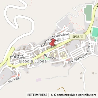 Mappa Corso Umberto I, 40, 95040 Licodia Eubea, Catania (Sicilia)