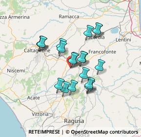 Mappa Piazza Vittorio Emanuele II, 95040 Licodia Eubea CT, Italia (12.3045)