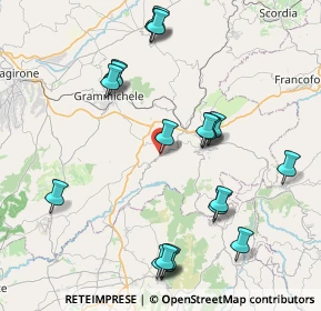 Mappa Piazza Vittorio Emanuele II, 95040 Licodia Eubea CT, Italia (9.8765)