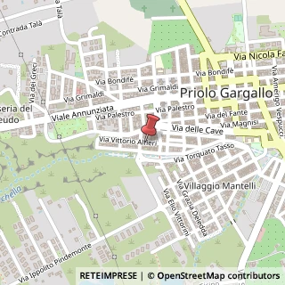 Mappa Via Vittorio Alfieri, 21, 96010 Priolo Gargallo SR, Italia, 96010 Priolo Gargallo, Siracusa (Sicilia)