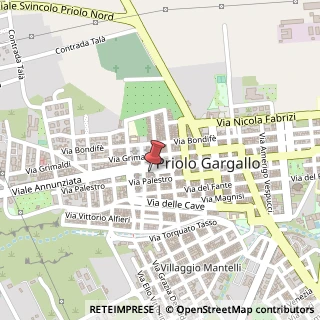 Mappa Piazza Domenico Mignosa, 9, 96010 Priolo Gargallo, Siracusa (Sicilia)